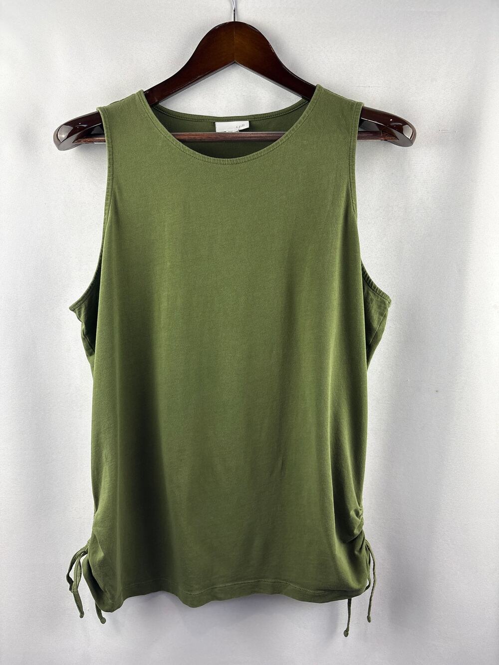 Women’s J.Jill Large Olive Green Sleeveless Blouse